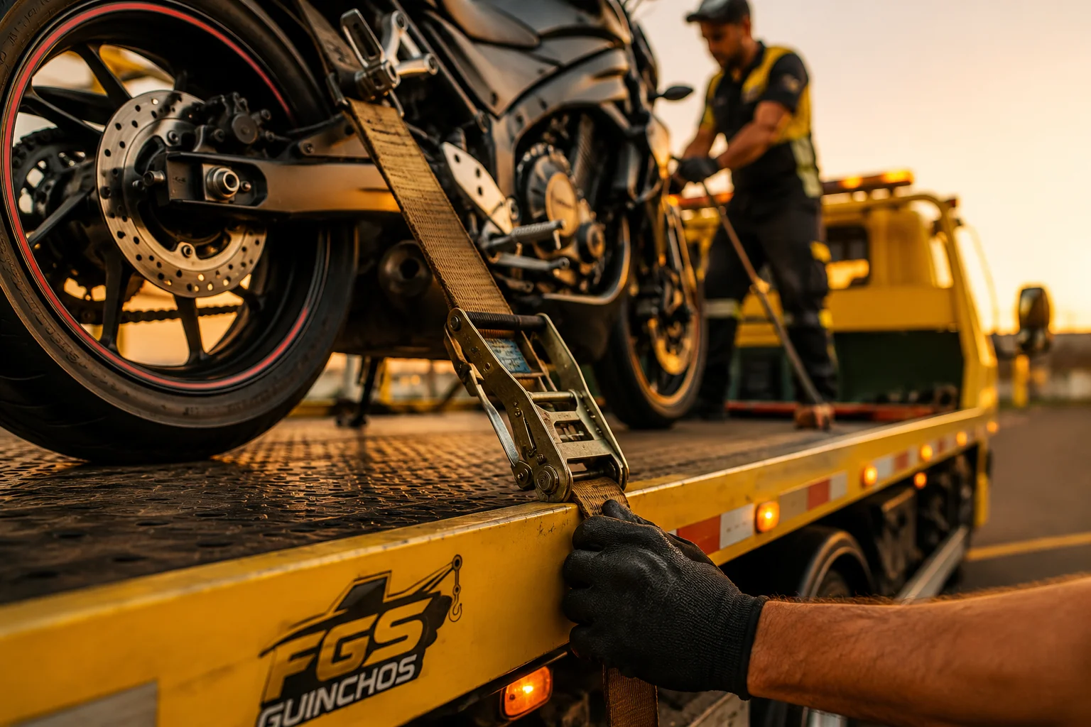 Servi&ccedil;o de guincho para motocicleta