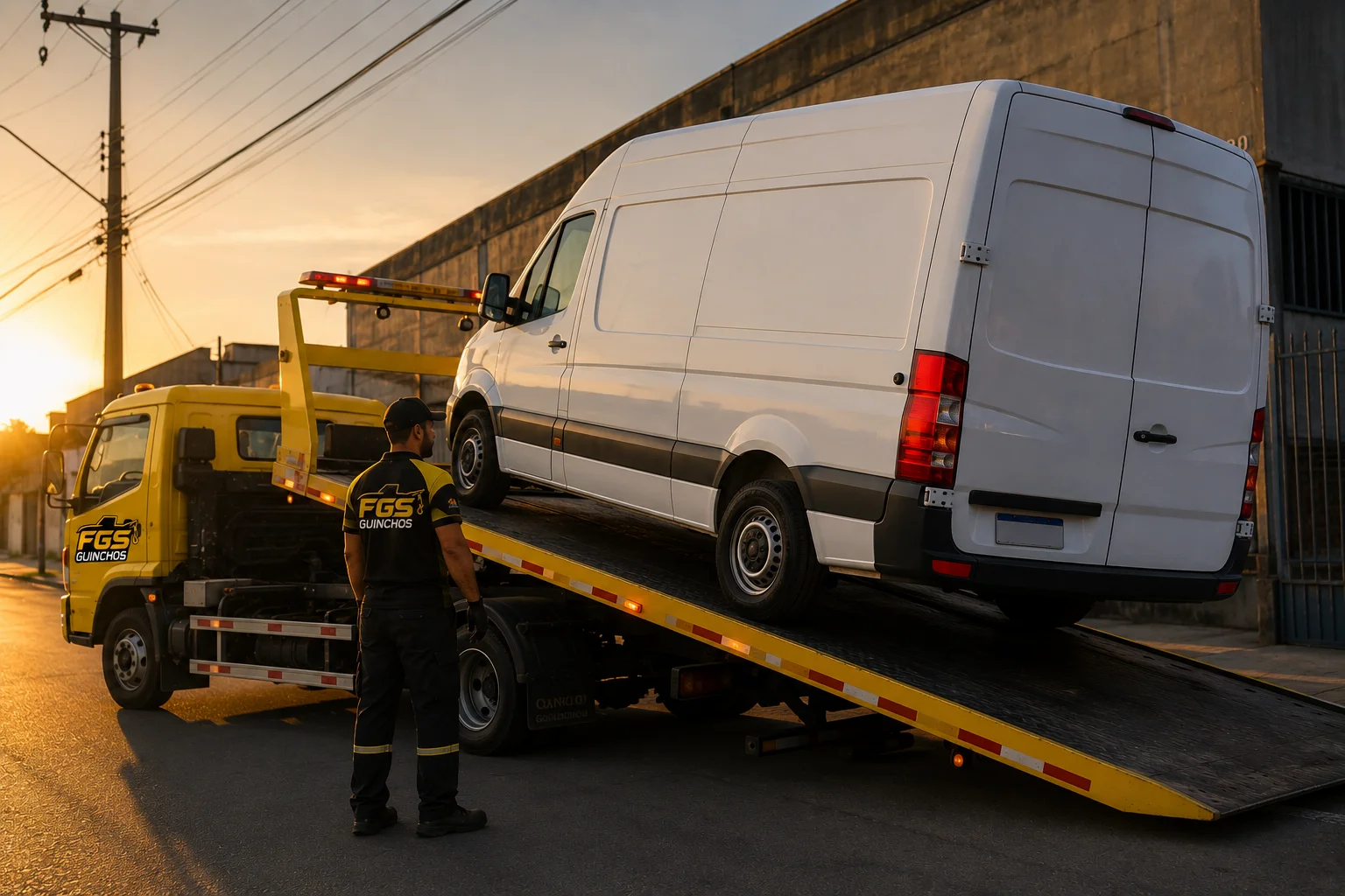 Servi&ccedil;o de guincho para vans