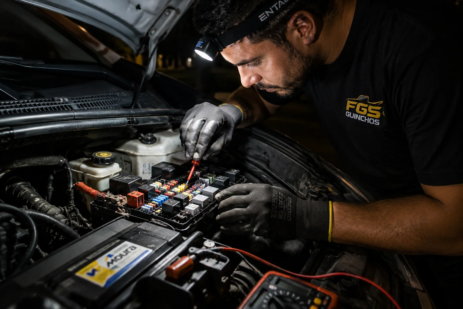 Auto socorro para pane el&eacute;trica